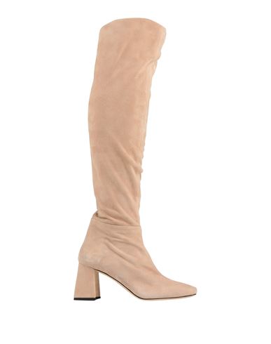 Gianna Meliani Woman Knee Boots Beige Size 9 Soft Leather