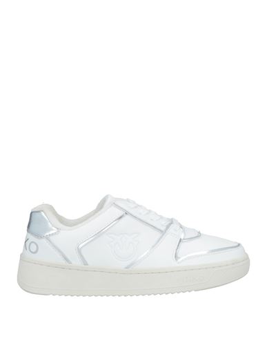 Pinko Woman Sneakers White Size 11 Recycled Polyurethane