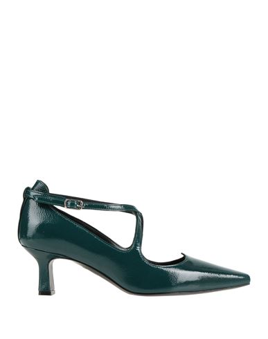 The Seller Woman Pumps Deep Jade Size 9 Soft Leather In Green