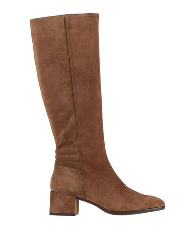 Marian Woman Knee Boots Camel Size 10 Soft Leather In Beige