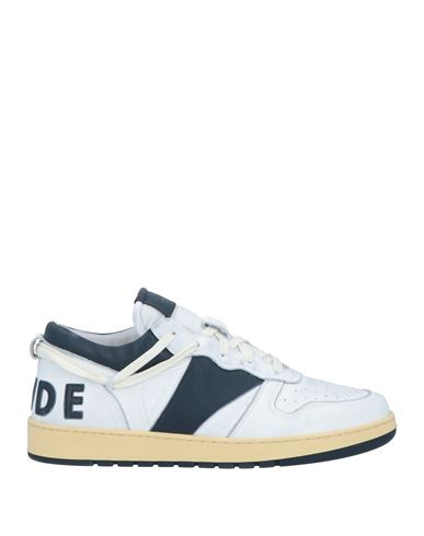 Rhude Rhecess Leather Sneakers In White