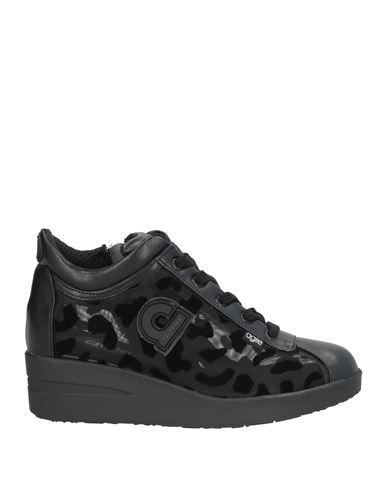 Agile By Rucoline Woman Sneakers Black Size 8 Soft Leather