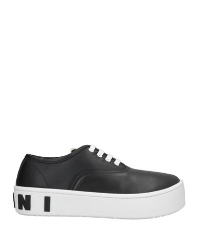 Marni Man Sneakers Black Size 10 Textile Fibers