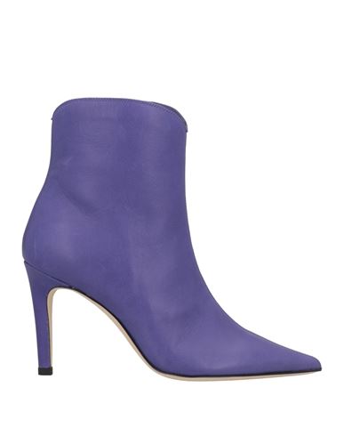 Douuod Woman Ankle Boots Purple Size 9 Calfskin