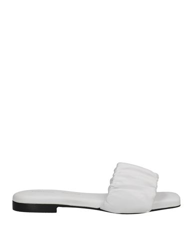 Liviana Conti Woman Sandals White Size 9 Soft Leather