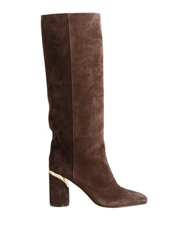 Jimmy Choo Woman Knee Boots Brown Size 12 Soft Leather