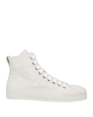 Ann Demeulemeester Man Sneakers White Size 7 Soft Leather