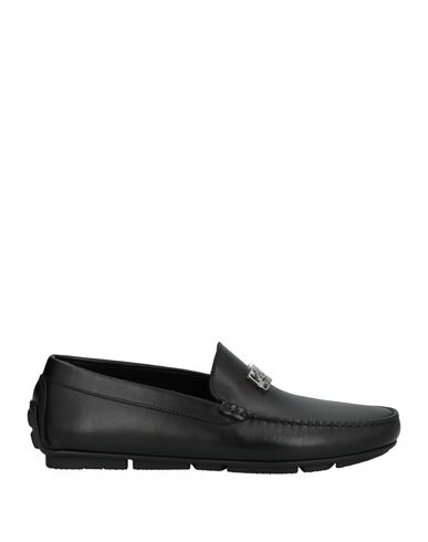 Cavalli Class Man Loafers Black Size 13 Calfskin
