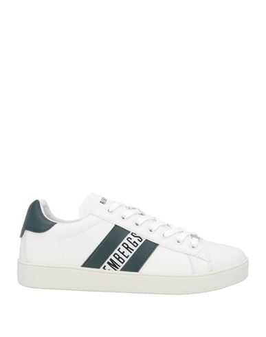 Shop Bikkembergs Man Sneakers White Size 8 Soft Leather