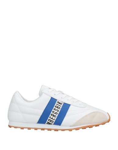 Shop Bikkembergs Man Sneakers White Size 9 Soft Leather