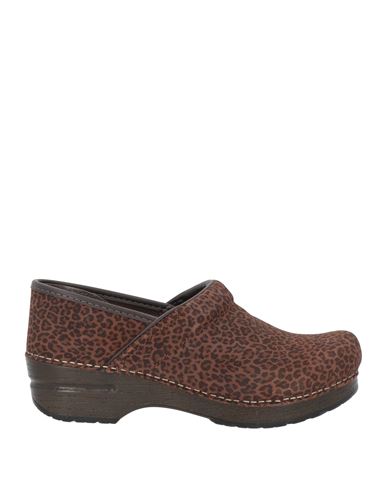 Shop Dansko Woman Mules & Clogs Brown Size 8 Soft Leather