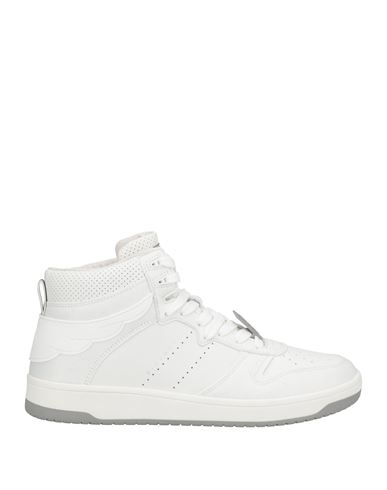 John Richmond Man Sneakers White Size 13 Textile Fibers