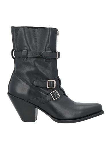 CELINE VERNEUIL ANKLE BOOT WITH TRIOMPHE IN CALFSKIN - BLACK