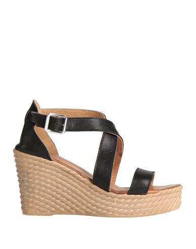 Clanto Woman Sandals Black Size 10 Soft Leather