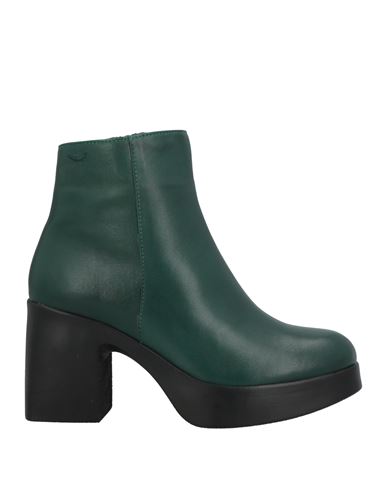 Sofia Mare Woman Ankle Boots Dark Green Size 11 Soft Leather