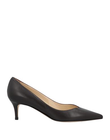 Douuod Woman Pumps Dark Brown Size 7.5 Soft Leather