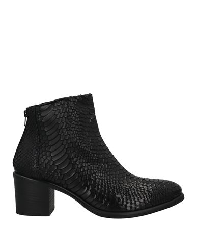 Perego Shoes Woman Ankle Boots Black Size 10 Textile Fibers