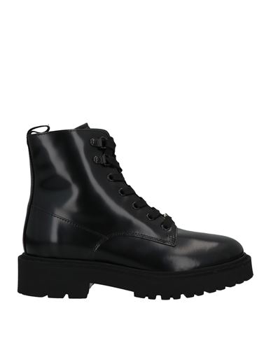 Hogan Woman Ankle Boots Black Size 5.5 Soft Leather