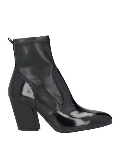 Hogan Woman Ankle Boots Black Size 11 Soft Leather