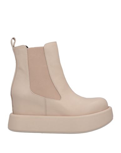 Paloma Barceló Woman Ankle Boots Beige Size 9.5 Soft Leather