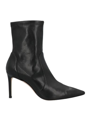 Stuart Weitzman Woman Ankle Boots Black Size 9.5 Soft Leather