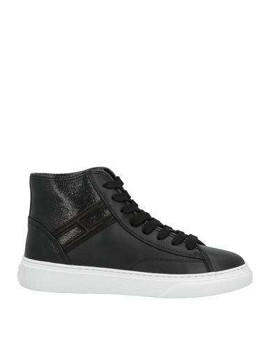 Hogan Woman Sneakers Black Size 6.5 Soft Leather