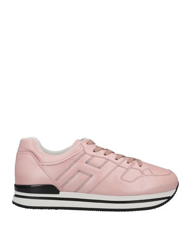 Shop Hogan Woman Sneakers Pink Size 7.5 Soft Leather