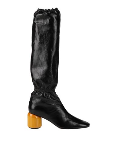Shop Jil Sander Woman Boot Black Size 5 Soft Leather