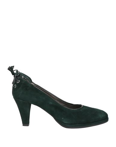 Confort Woman Pumps Dark Green Size 11 Soft Leather
