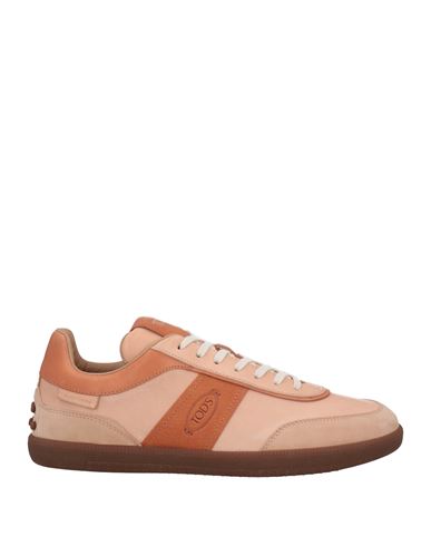 Tod's Man Sneakers Blush Size 9 Soft Leather In Pink