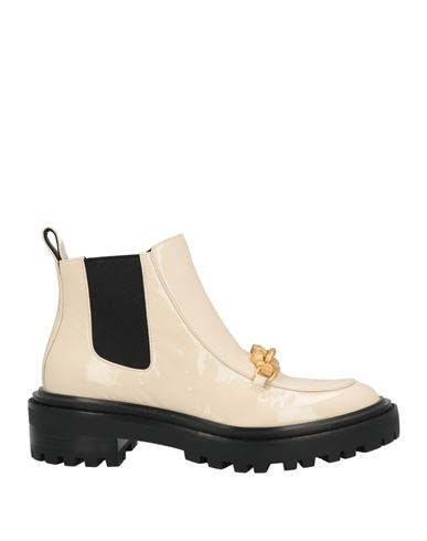 Tory Burch Woman Ankle Boots Cream Size Soft Leather In White