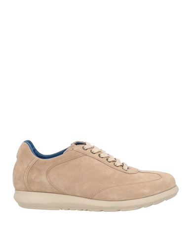 Brian Cress Man Sneakers Sand Size 6 Soft Leather In Beige