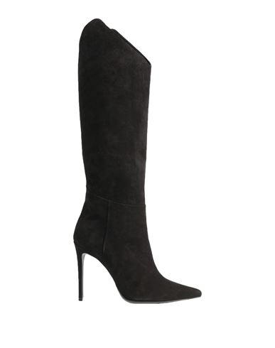 Aldo Castagna Woman Knee Boots Black Size 10 Soft Leather