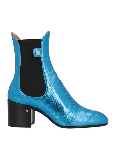 Laurence Dacade Woman Ankle Boots Blue Size 6 Soft Leather
