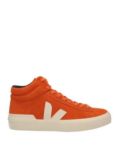 Veja Woman Sneakers Orange Size 9 Soft Leather