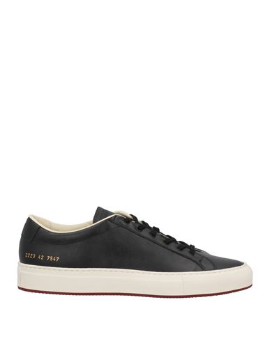 Common Projects Man Sneakers Black Size 9 Soft Leather