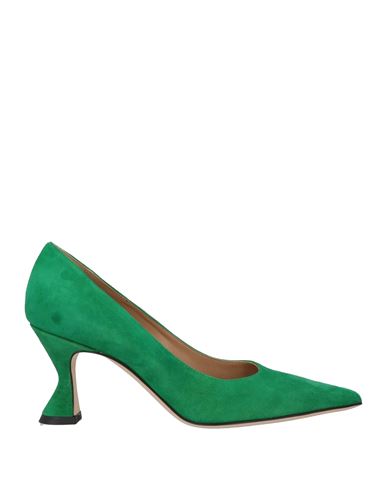 Prosperine Woman Pumps Emerald Green Size 6 Soft Leather
