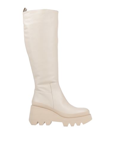 Paloma Barceló Woman Boot Cream Size 7 Soft Leather In White