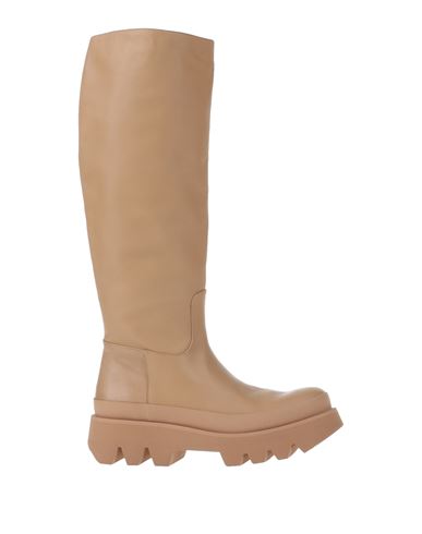 Paloma Barceló Woman Boot Sand Size 8 Soft Leather In Beige