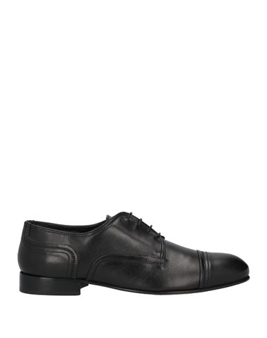 Shop Baldinini Man Lace-up Shoes Black Size 13 Calfskin