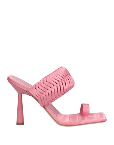 Gia Rhw Gia / Rhw Woman Thong Sandal Pink Size 11 Textile Fibers