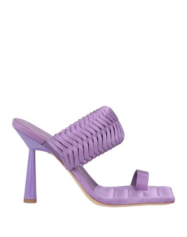Gia Rhw Gia / Rhw Woman Thong Sandal Purple Size 6 Textile Fibers