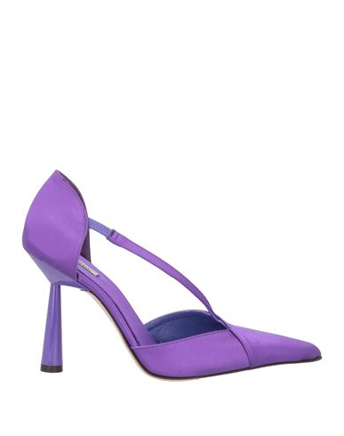 Gia Rhw Gia / Rhw Woman Pumps Purple Size 5 Textile Fibers