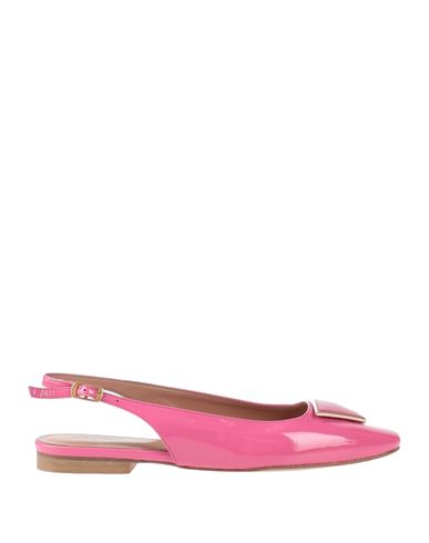 Baldinini Woman Ballet Flats Fuchsia Size 11 Soft Leather In Pink