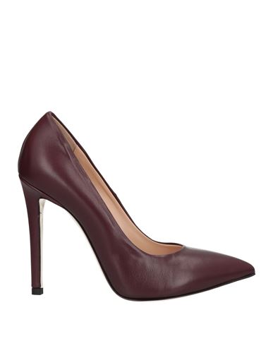 Shop Stele Woman Pumps Burgundy Size 5 Soft Leather In Red