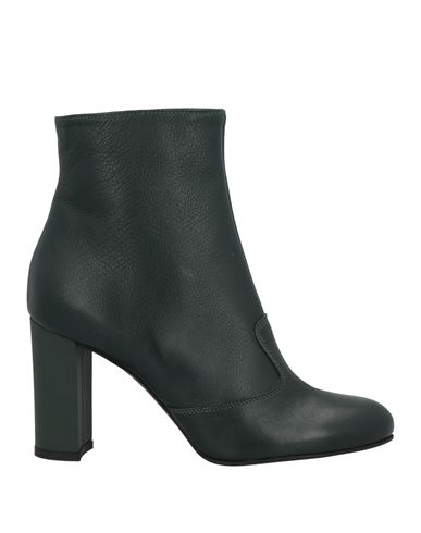 Stele Woman Ankle Boots Dark Green Size 12 Soft Leather