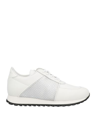 Giuseppe Zanotti Man Sneakers White Size 10.5 Soft Leather, Textile Fibers