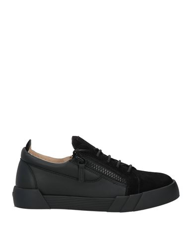 Giuseppe Zanotti Man Sneakers Black Size 13 Soft Leather