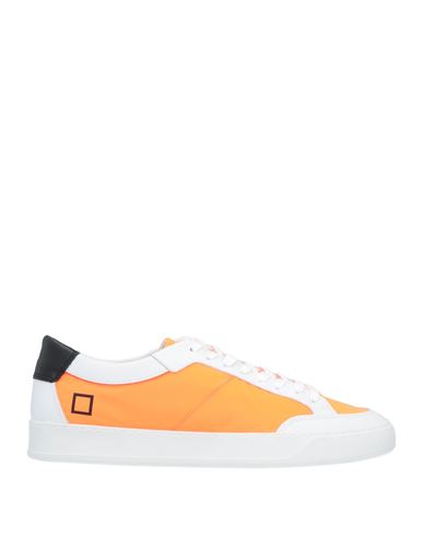 Shop Date D. A.t. E. Man Sneakers Orange Size 7 Textile Fibers, Soft Leather