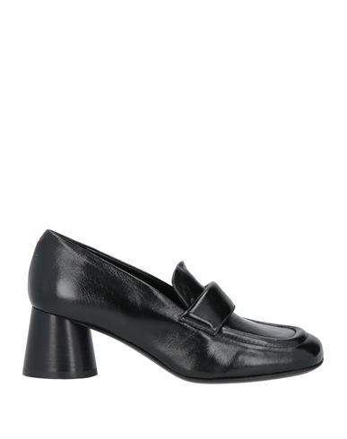 Halmanera Woman Loafers Black Size 10 Leather